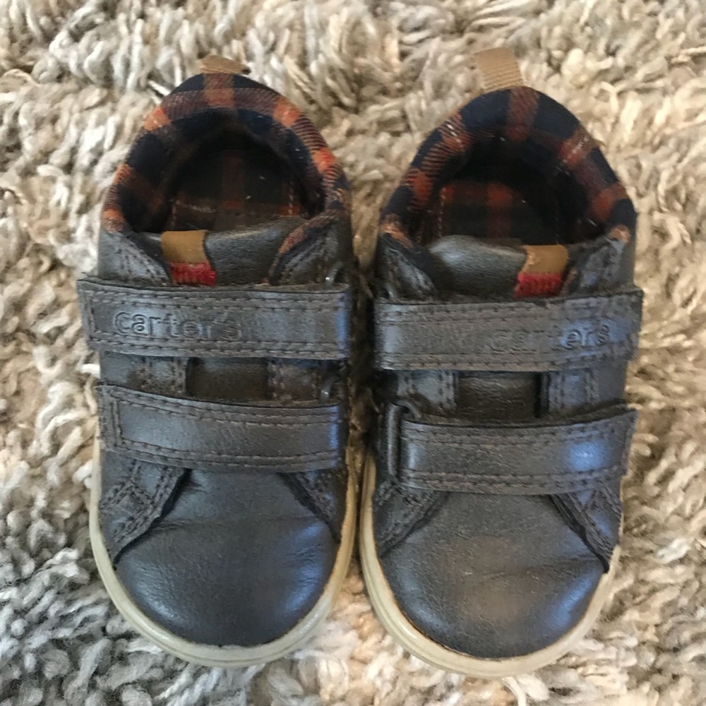 Gray boy shoes